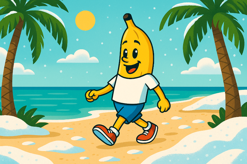 Banane im Winter